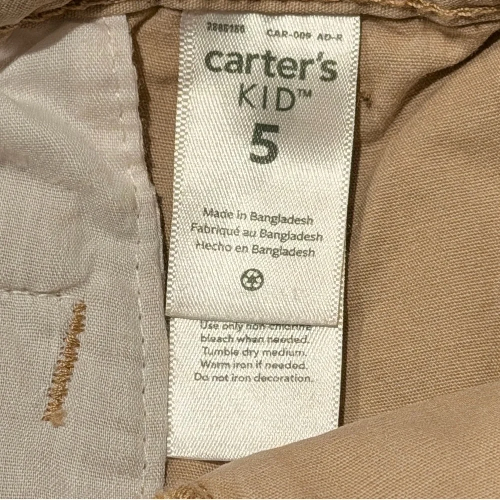 Carter's Tan Khaki Shorts - Boys